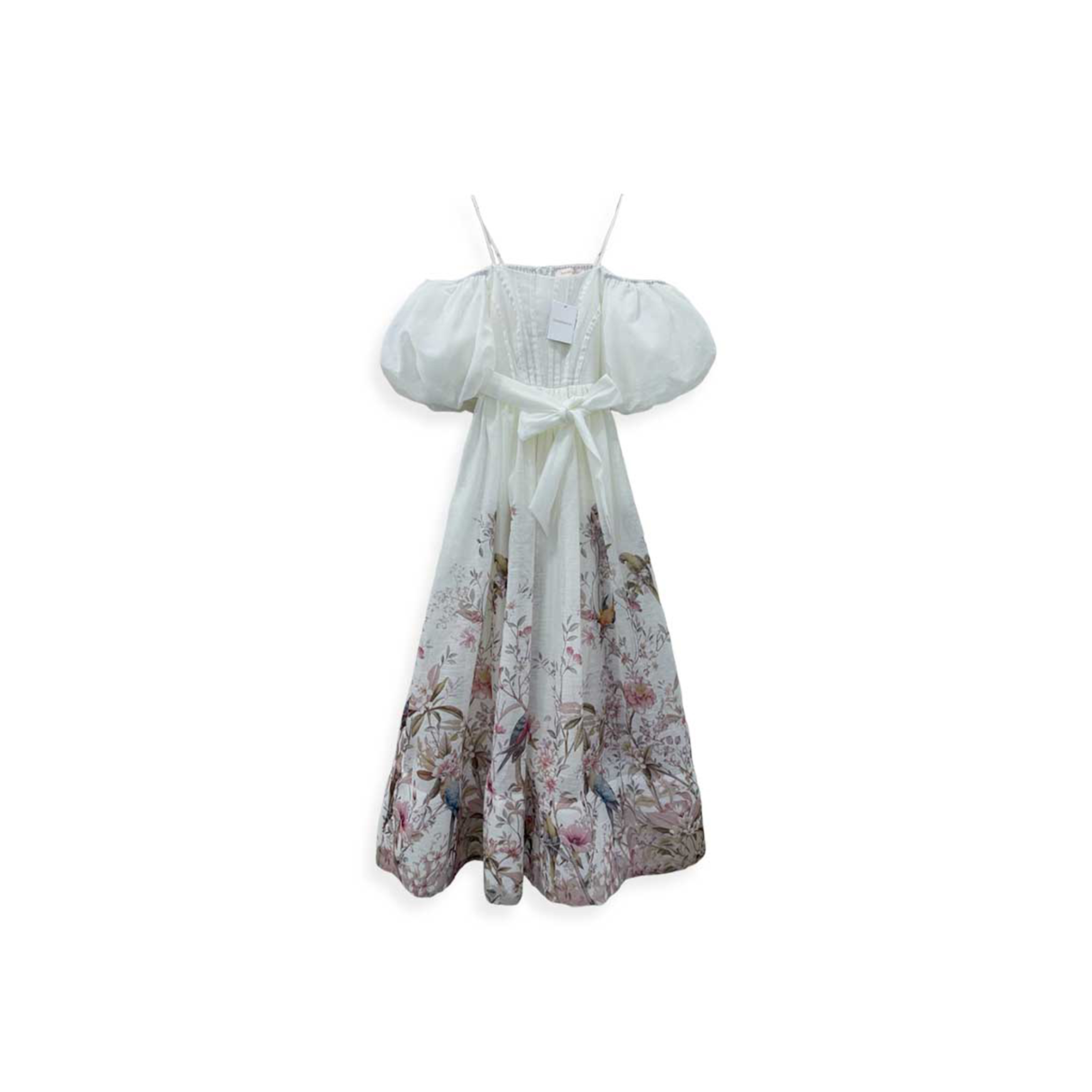 ZIMMERMANN PUFF SLEEVE DRESS 